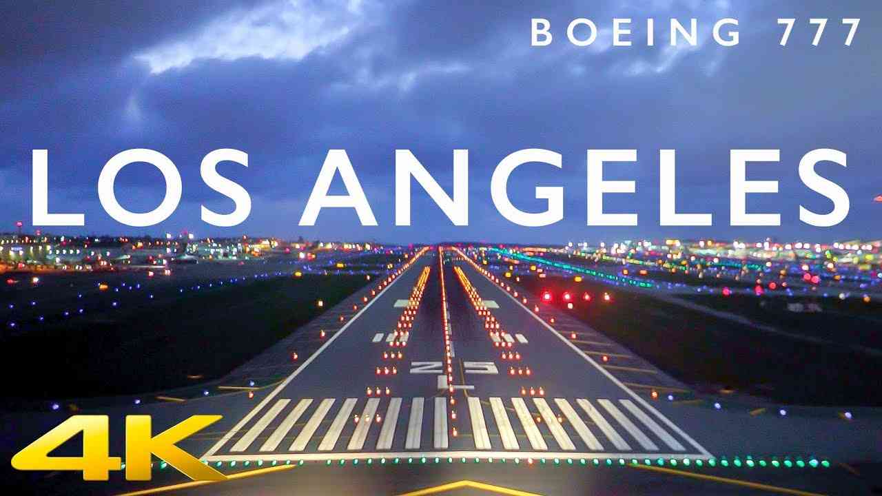 BOEING 777 LOS ANGELES LANDING IN 4K - YouTube