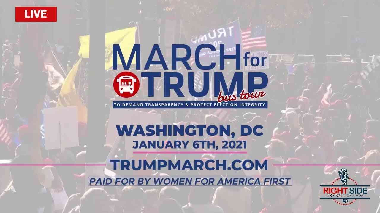 ? LIVE: March For Trump Rally in DC, Millions of Supporters March on Washington 1/6/21 - YouTube