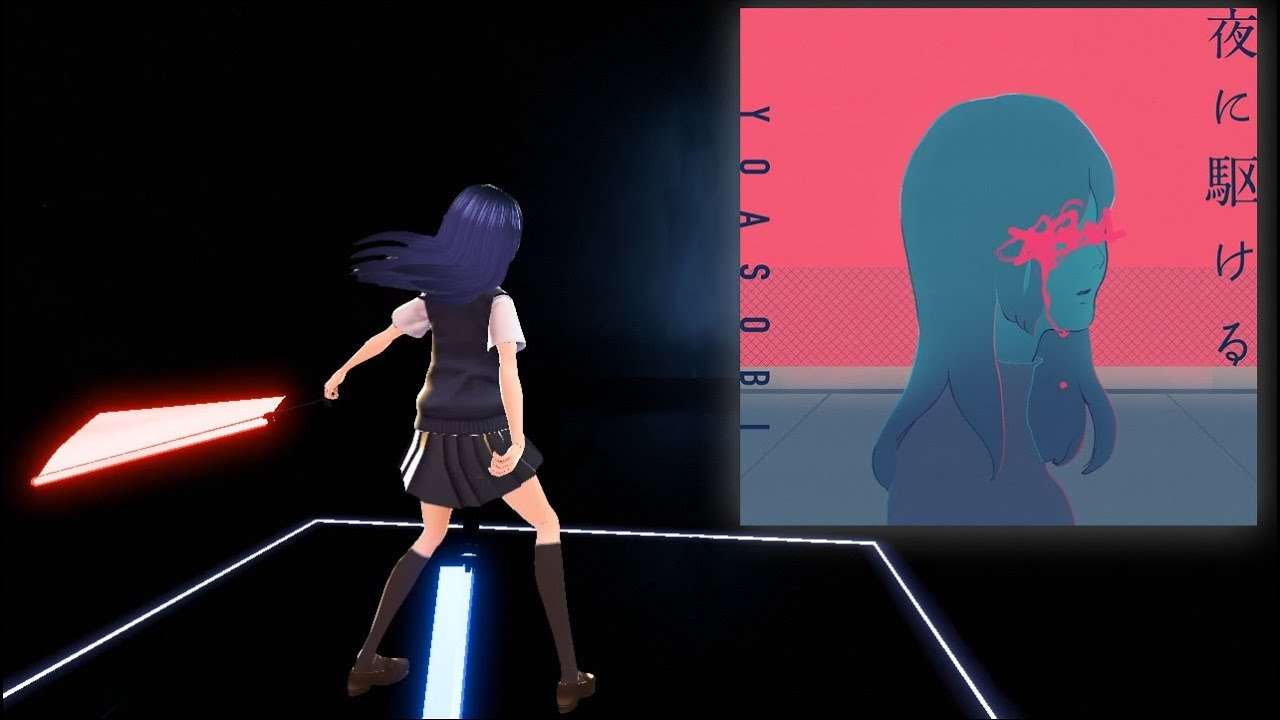 [Beat Saber] YOASOBI - Yoru ni Kakeru (Short ver.) (EXPERT) - YouTube