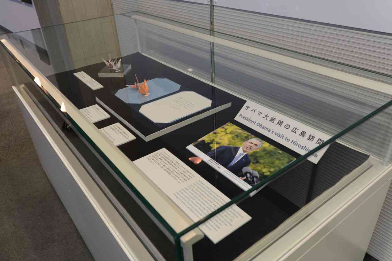《終了しました》オバマ前大統領の折り鶴とメッセージ、本館下から切り取った被爆面の展示【広島平和記念資料館】 | 広島市 の最新イベント情報 | 広島の観光情報ならひろたび