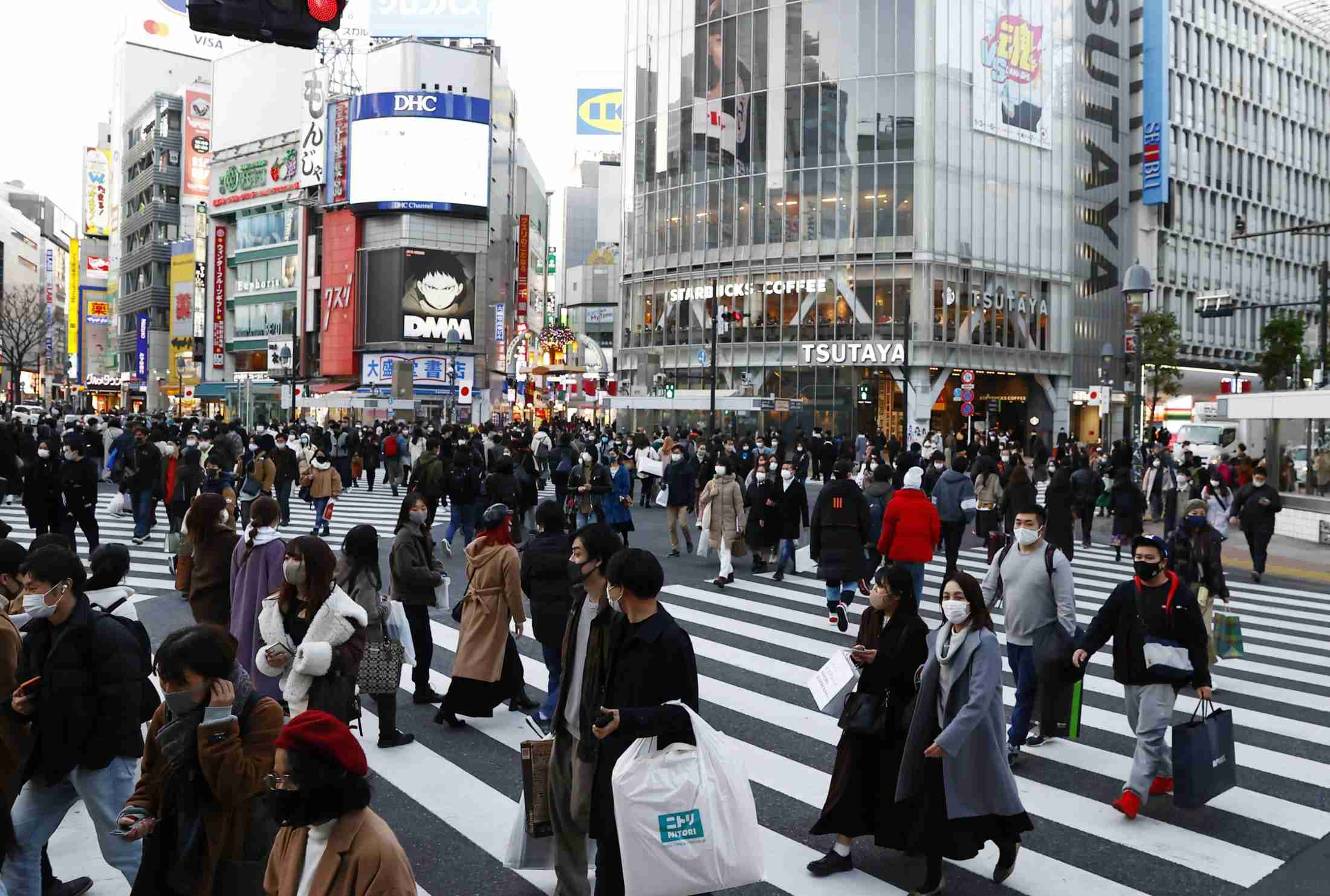 2日の人出、9割超の地点で増加　元日比、全国の主要駅や繁華街（共同通信） - Yahoo!ニュース