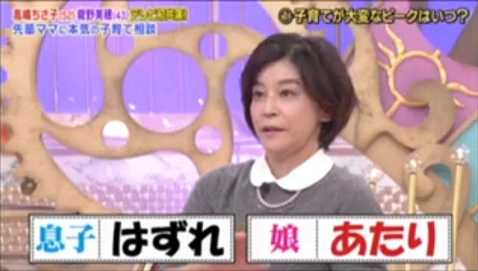 美人バイオリニスト高嶋ちさ子が番組で「男の子はハズレ」発言で炎上　「子供からしたら親がハズレだろ」 | ニコニコニュース