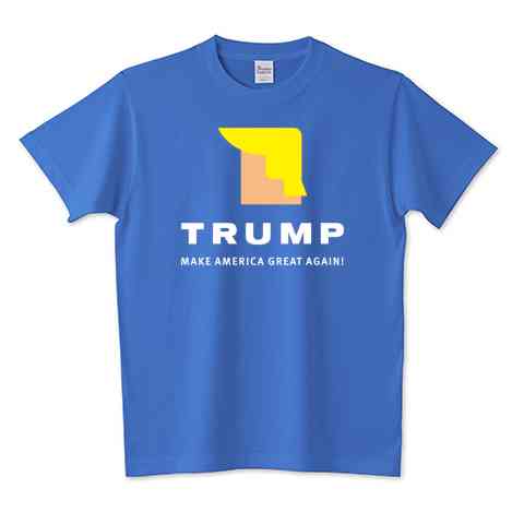 トランプ(かわいいアイコン)【米大統領選Tシャツ】|デザインTシャツ通販【Tシャツトリニティ】