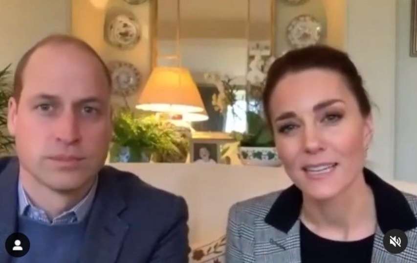 キャサリン妃とウィリアム王子、Zoom会議で自宅のインテリアをチラ見せ！