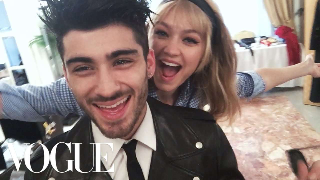 Inside Zayn Malik and Gigi Hadid’s First Photo Shoot as a Couple | Vogue - YouTube