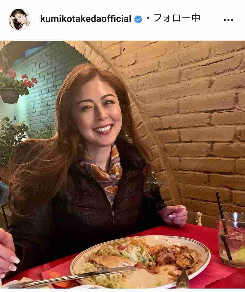 武田久美子、約３か月ぶりの外食で圧倒的な美貌を披露「眩しー」「艶っぽい」 : スポーツ報知