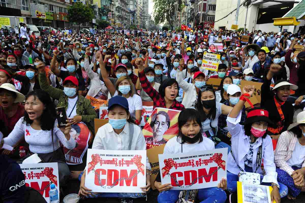 ミャンマーで抗議の「市民不服従」が拡大　コロナ検査も激減 - 産経ニュース