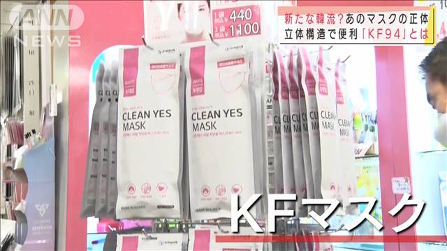 ブームの兆し、韓流「KF94マスク」その付け心地は…（テレビ朝日系（ANN）） - Yahoo!ニュース