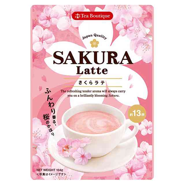 ティーブティック　インスタント さくらラテ | 商品情報 | 日本緑茶センター