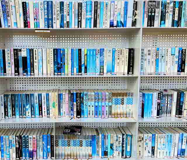 図書館の本が真っ青　開放的過ぎた？「本に申し訳ない」