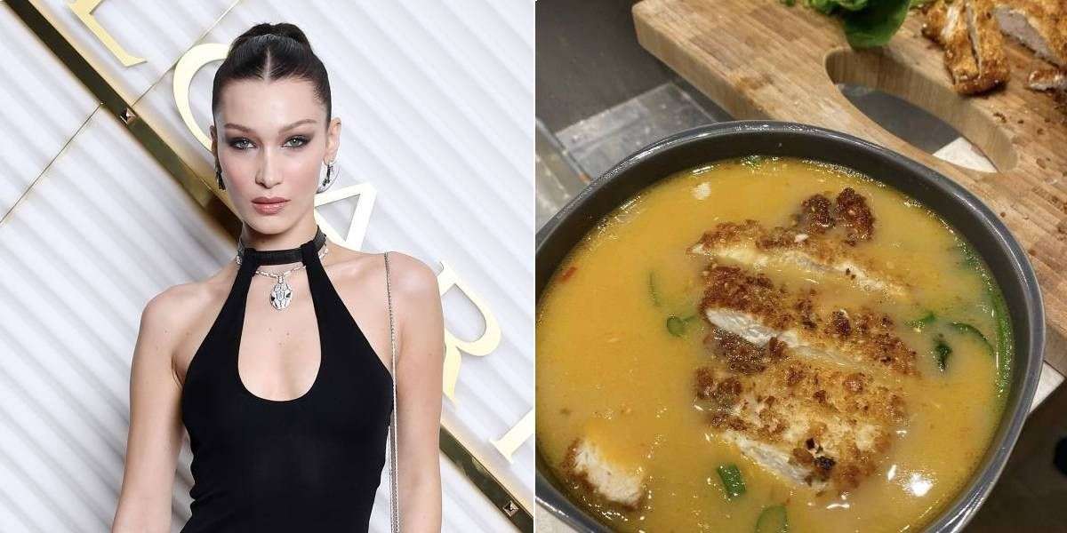 ベラ・ハディッド、愛する”カツみそラーメン”の作り方を紹介 | カルチャー | ELLE ［エル デジタル］