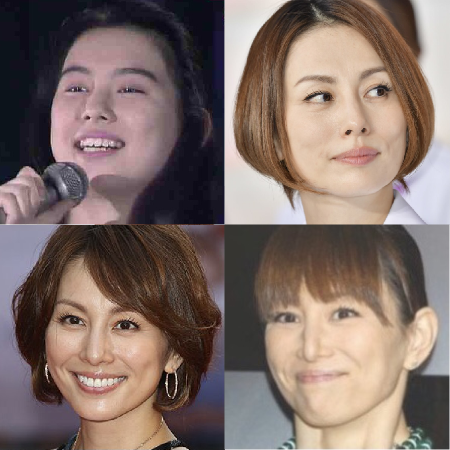 整形していない有名人