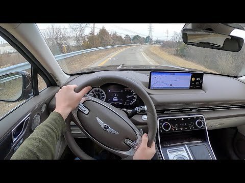 2021 Genesis GV80 3.5T AWD Advanced - POV Test Drive (Binaural Audio) - YouTube