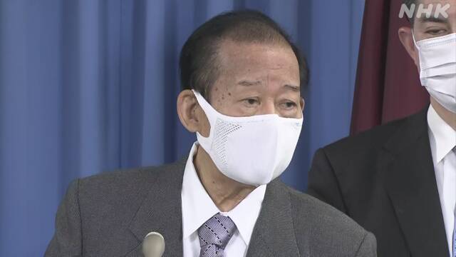 自民 二階幹事長 ボランティア辞退関する発言「深い意味ない」 | オリンピック・パラリンピック | NHKニュース