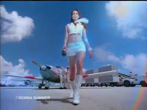 CM 長谷川京子 ダイエットコーラ 空港編 - YouTube