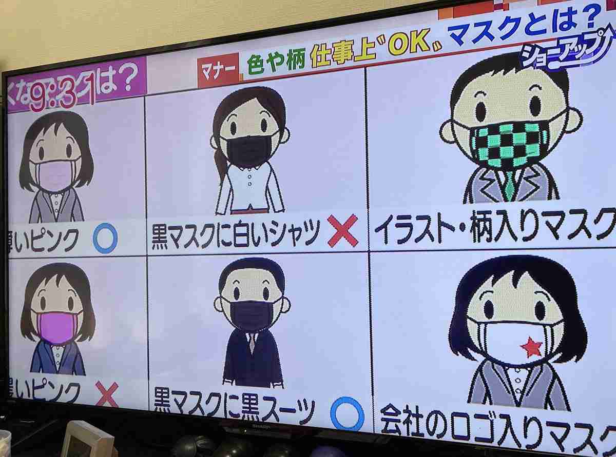 モーニングショー 仕事上のマスクマナーが誕生 またマナー講師がマナーを生み出したのか ガールズちゃんねる Girls Channel
