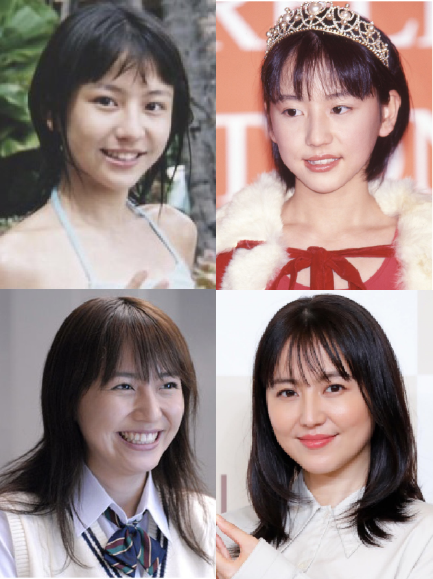 整形していない有名人
