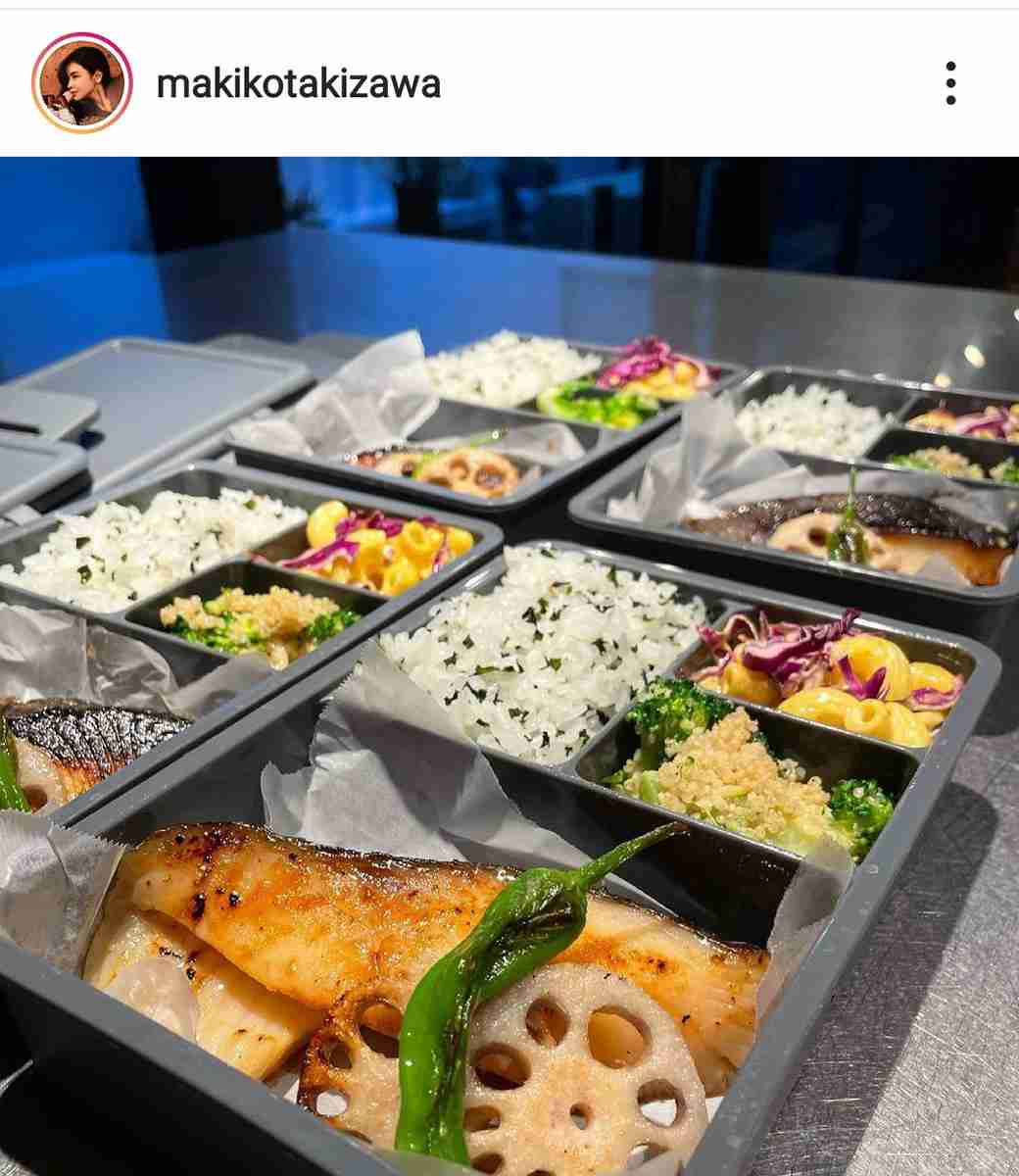 滝沢眞規子、銀だら＆カレー風味のマカロニの手作り弁当を公開「流石」「料亭です」 : スポーツ報知