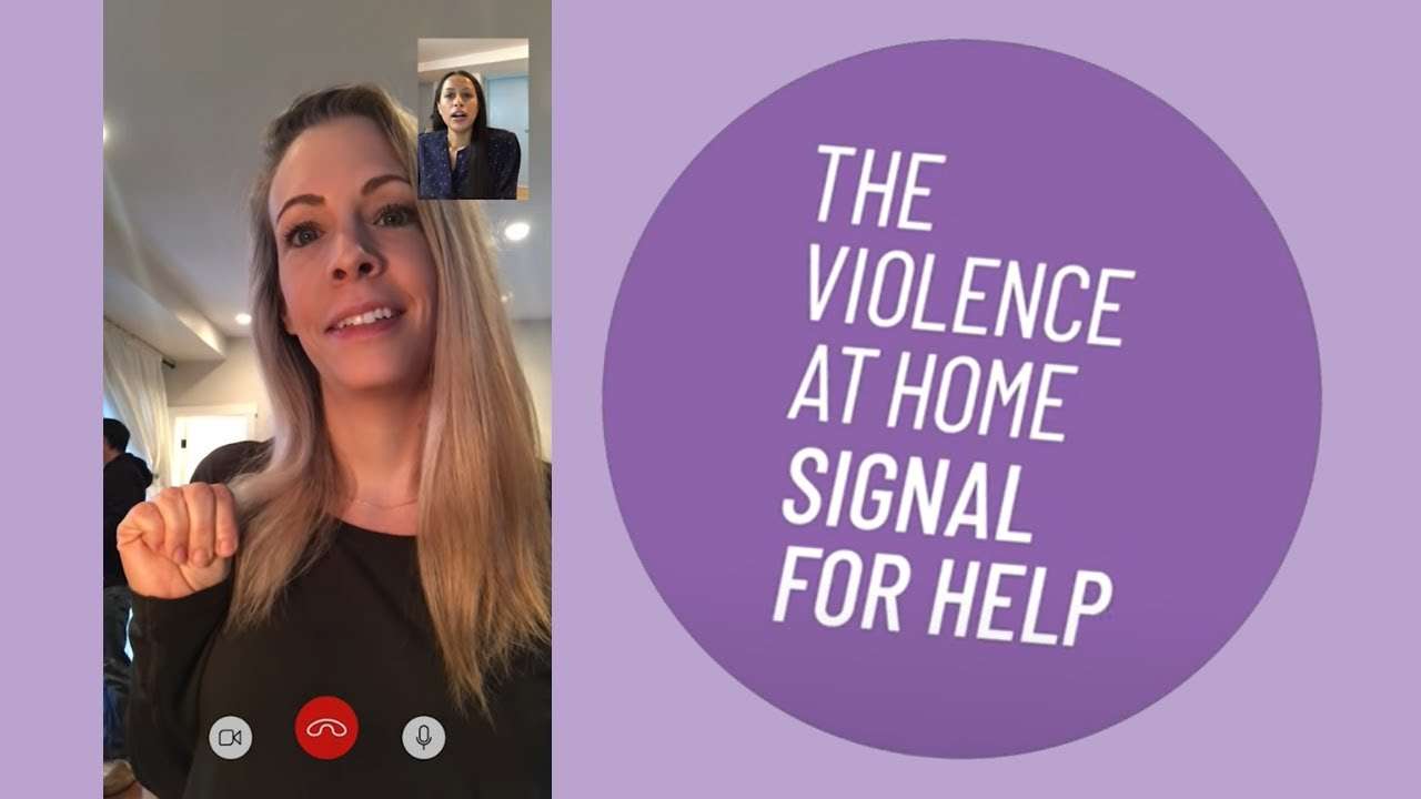Violence at Home #SignalForHelp - YouTube