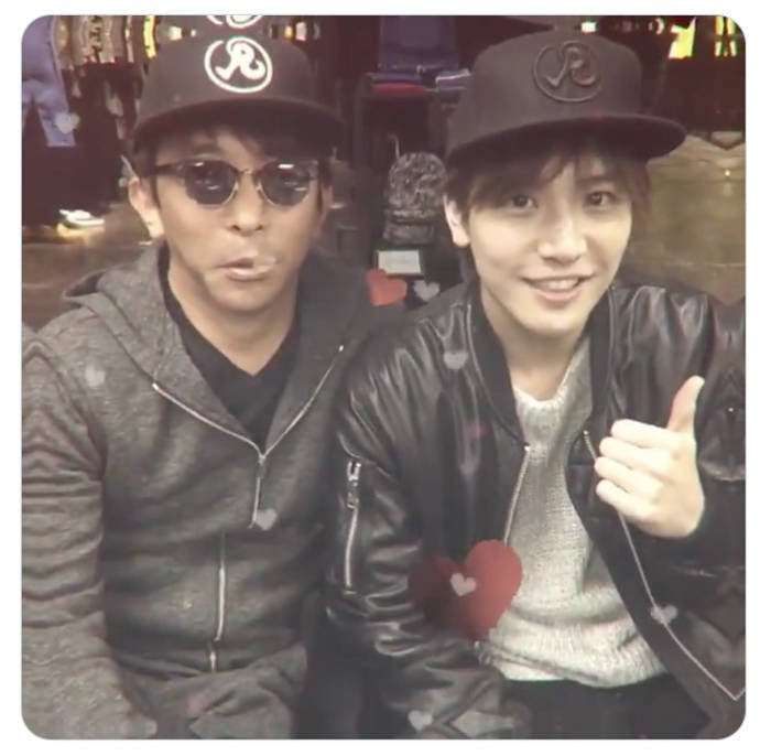 有名人の仲良しツーショットの画像