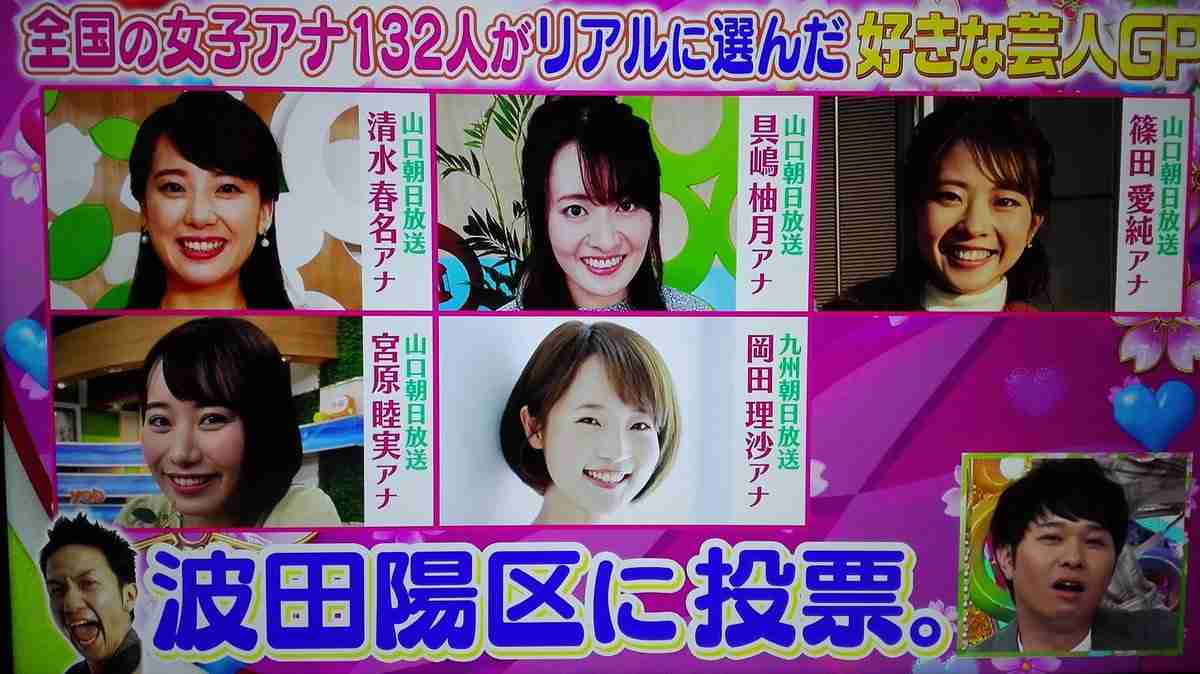 女子アナが選ぶ「好きな芸人ランキング」 千鳥、ぺこぱに続く「まさかの3位」に視聴者仰天
