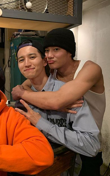 有名人の仲良しツーショットの画像