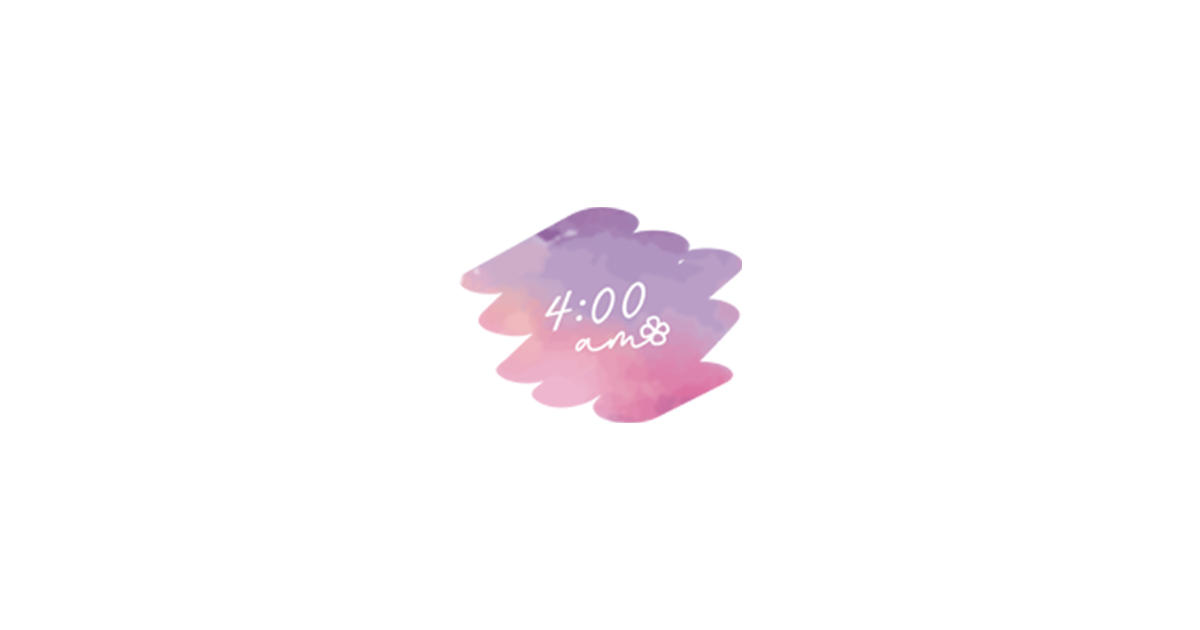 4:00am PRODUCED BY 杏