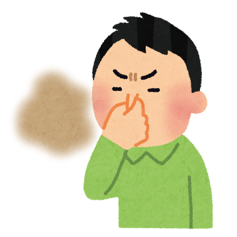 商品の柔軟剤、蓋を開けて匂いを嗅ぐ人