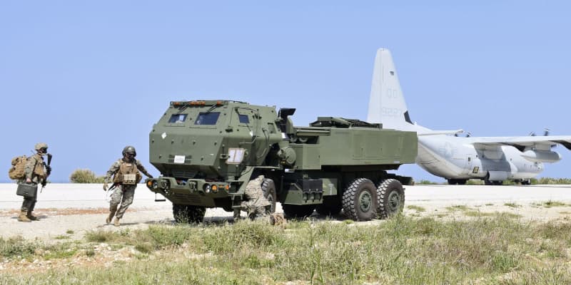 在沖縄米軍、新作戦の訓練公開　伊江島補助飛行場で、中国けん制 ｜ 共同通信