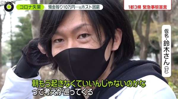 元ホスト「光熱費1円でも」公園で懸垂……コロナ失業で炊き出しと職探し　厳しさ増す雇用（日本テレビ系（NNN）） - Yahoo!ニュース