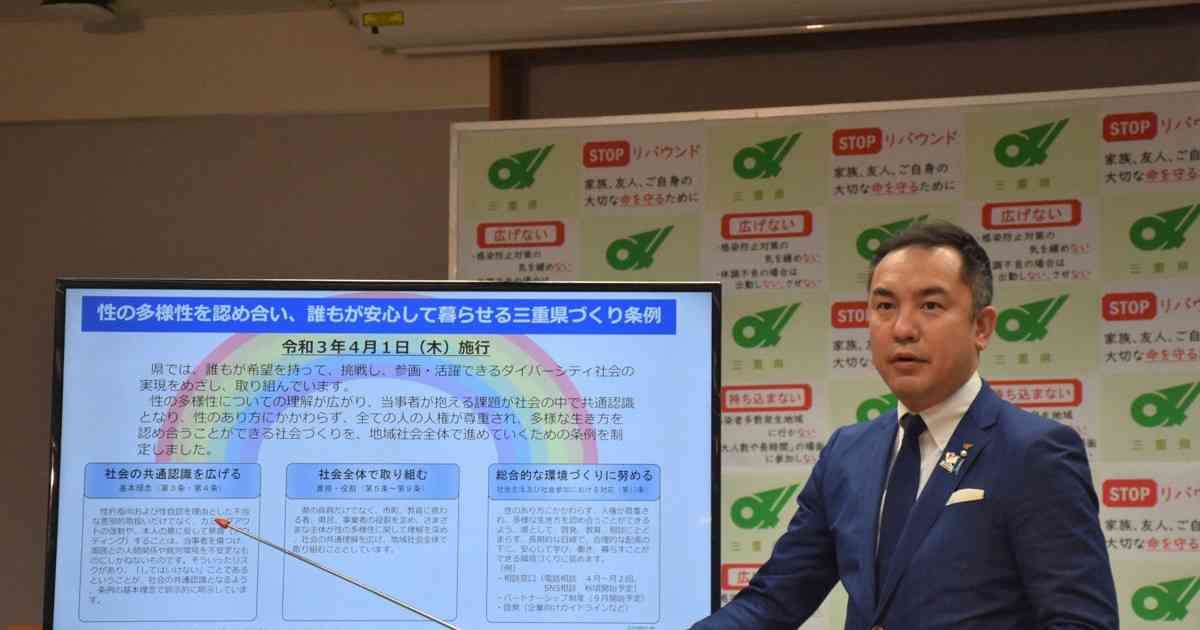 性的指向の暴露　禁止する条例可決、都道府県で初　三重 | 毎日新聞