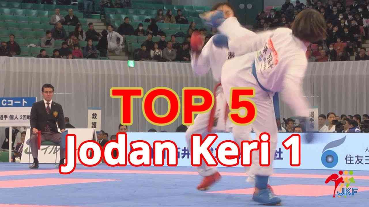 TOP 5 - 上段蹴り①（全日本大会）Jodan Keri Vol.1 of the 46th Japan Cup - YouTube