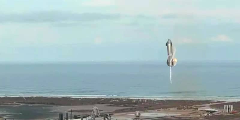 米スペースX実験機が着陸後爆発　前沢氏募集月旅行で使用の宇宙船 ｜ 共同通信