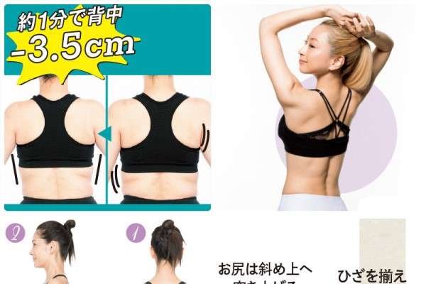 【背筋の筋トレ＆エクササイズ】背中の筋肉の効果的な鍛え方は？ すらり美背中を手に入れたい女性におすすめの簡単筋トレまとめ (MAQUIAメイク) - LINE NEWS