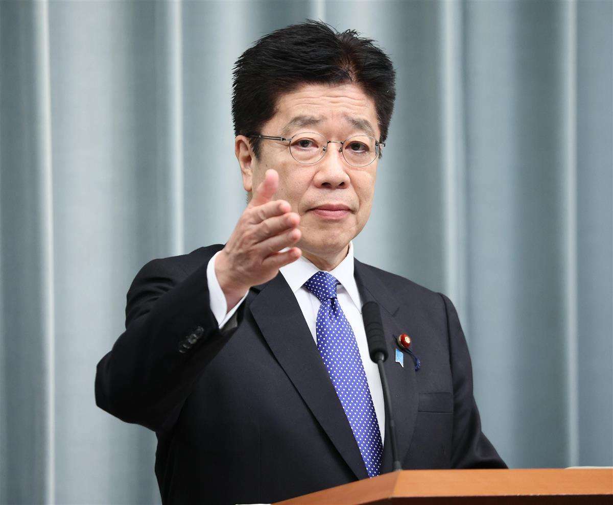 「日本では接種後もマスク着用を」　米発表巡り加藤官房長官 - 産経ニュース