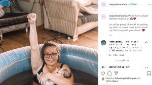 自宅での水中出産の動画をSNS投稿した女性に「命の誕生に感動」「生々しすぎる」と賛否（英）