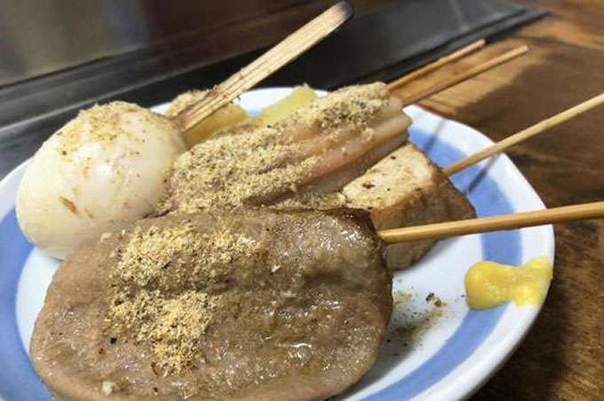 駄菓子屋さんで食べる！？　串に刺さった「静岡おでん」