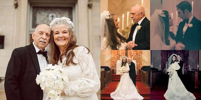 結婚50周年の記念に♡ウェディング写真を再現した夫婦が話題