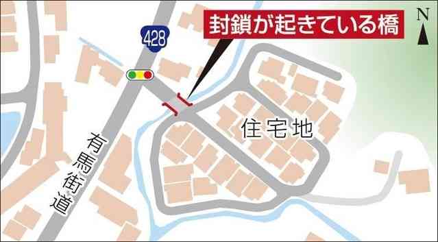 唯一の出入り口なのに…住宅地の橋が突然封鎖　実は私有物「買い取るか、通行料を」
