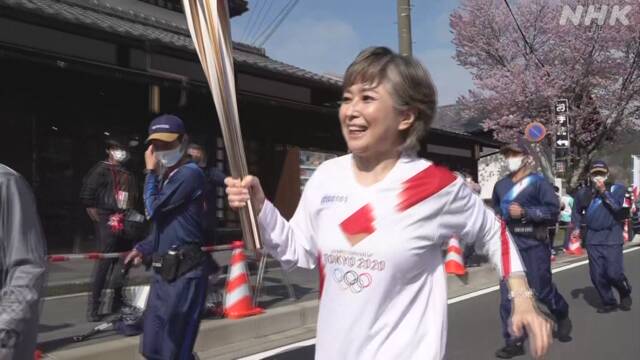 聖火リレー 東海入り 岐阜 馬籠宿をスタート | 聖火リレー オリンピック | NHKニュース