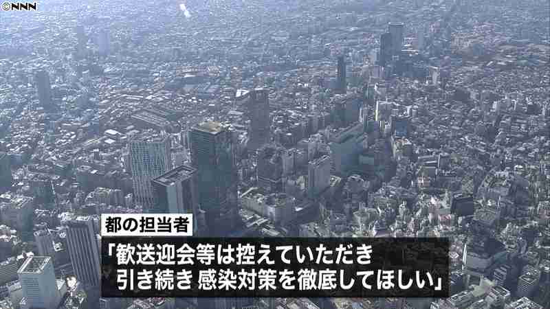 東京で４４６人確認「歓送迎会等は控えて」｜日テレNEWS24