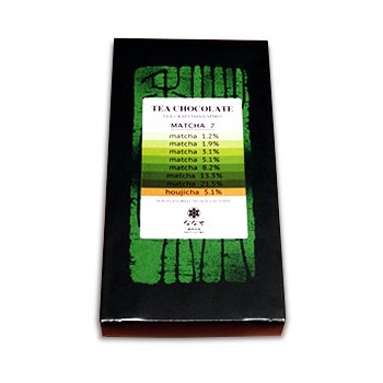TEA  CHOCOLATE MATCHA 7 8種各4個入り - 静岡抹茶スイーツファクトリーななや〜抹茶アイス、抹茶チョコレート、お取り寄せ、ホワイトデー、 紅ふうき、 緑茶、抹茶