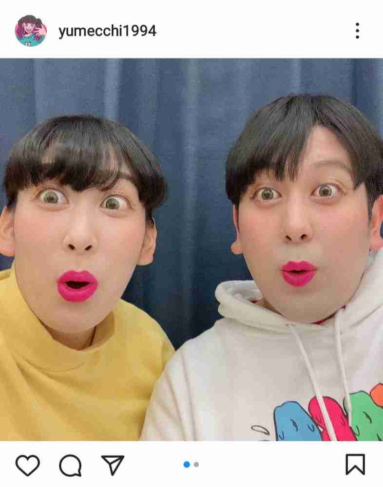 3時のヒロイン・ゆめっち、メイクしたレインボー・ジャンボと「双子ちゃん」2ショットに「激似！」の声