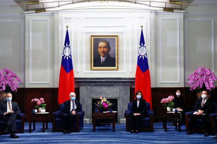 米の非公式代表団「台湾の民主主義を支持」…蔡総統と会談、支持鮮明に : 国際 : ニュース : 読売新聞オンライン