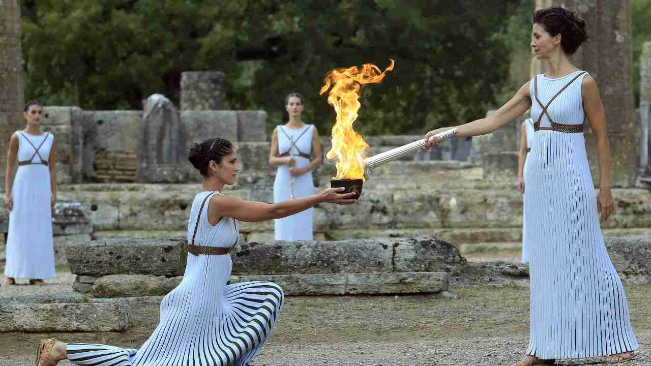 LIVE - Olympic Flame Lighting Ceremony Tokyo 2020 - YouTube