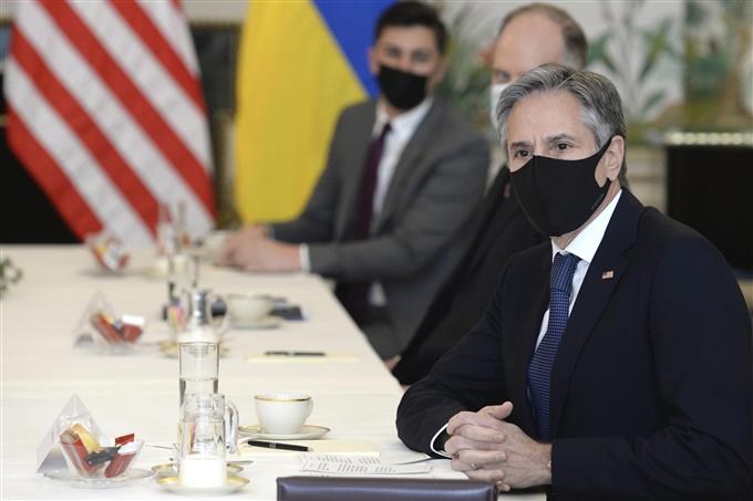 米ウクライナが外相会談　ロ軍増強巡り結束示す - 読んで見フォト - 産経フォト