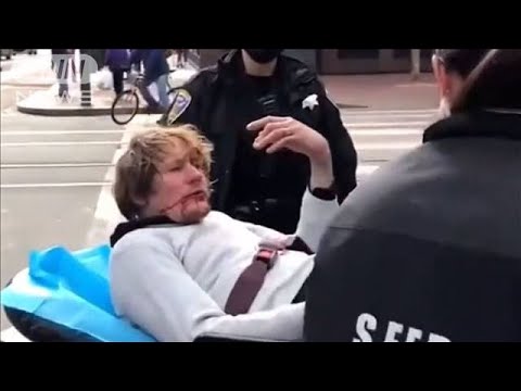 アジア系の75歳女性が殴られ反撃　犯人も病院送りに(2021年3月19日) - YouTube