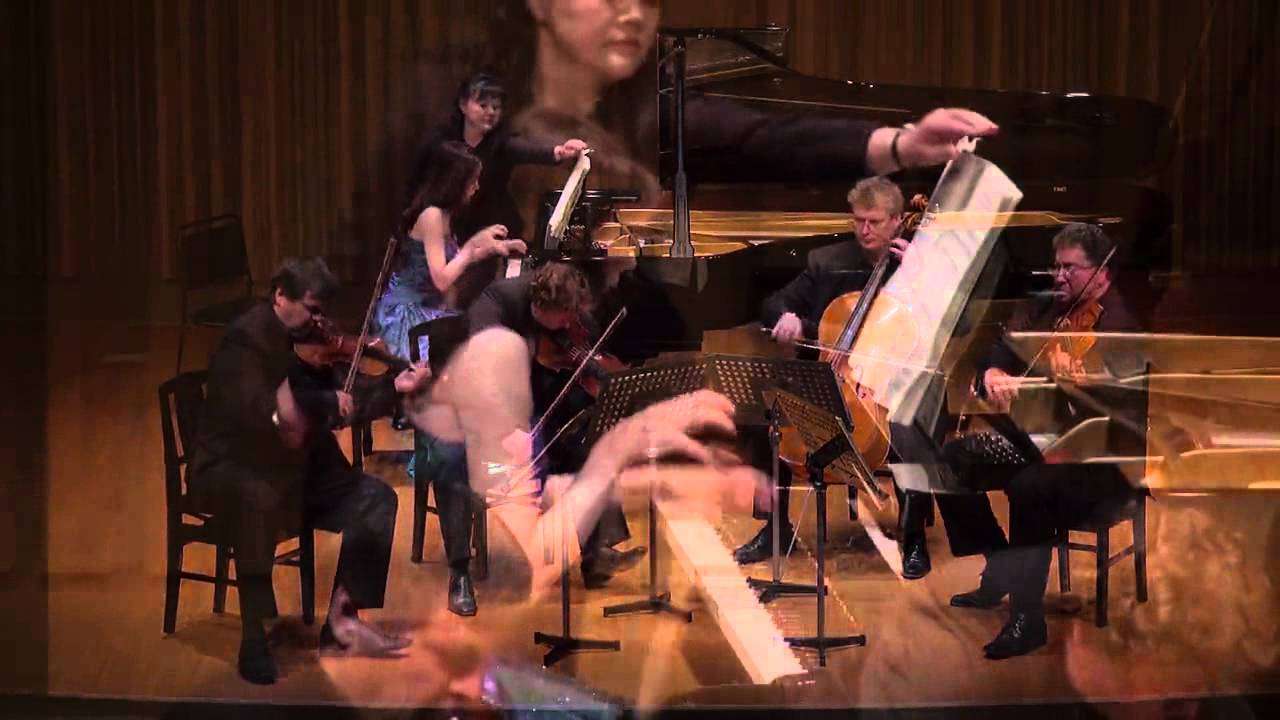 シューマン：ピアノ五重奏曲　第1楽章　米山朋子&ウィハン弦楽四重奏団 - YouTube
