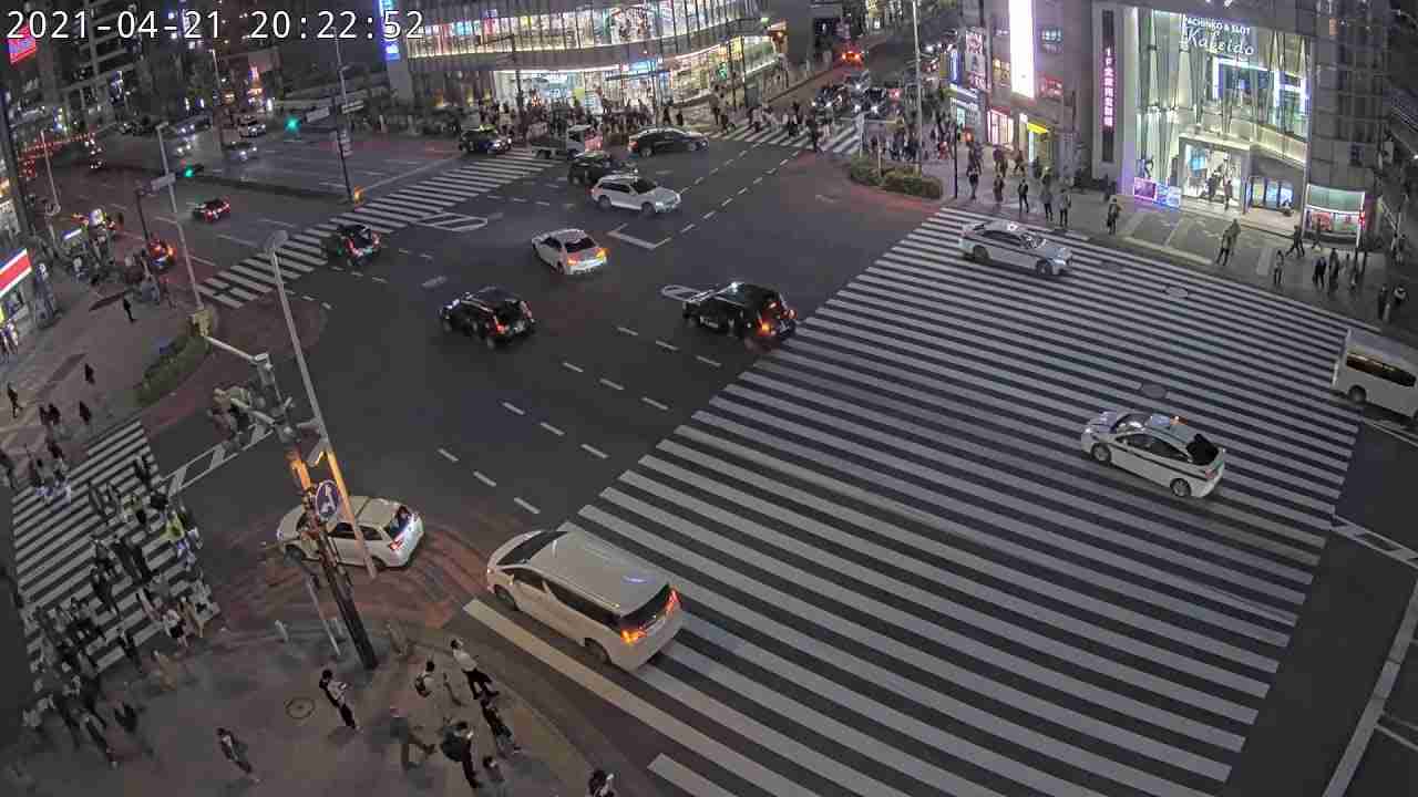 【LIVE】Tokyo Shinjuku Live Cam新宿大ガード交差点【2021】 - YouTube