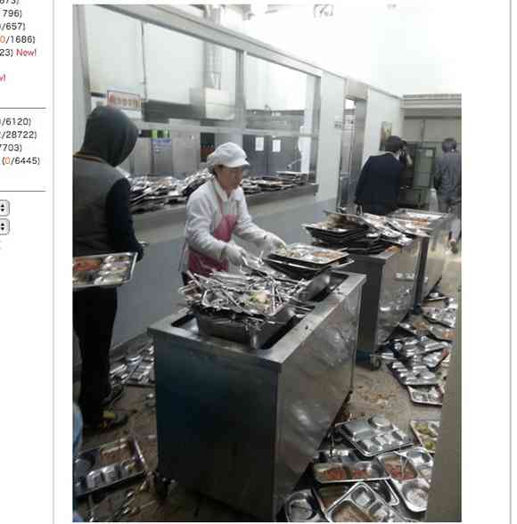 【衝撃】韓国の学校給食後の光景がヤバすぎると話題 (2013年5月13日) - エキサイトニュース